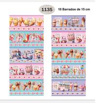 10 Barrados de 15 cm Igaratinga - Ref. 1135 - Tricoline 100% Algodão