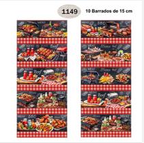 10 Barrados de 15 cm Igaratinga - Ref. 1149 - Tricoline 100% Algodão