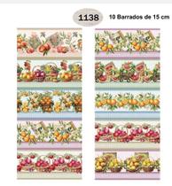10 Barrados de 15 cm Igaratinga Tricoline 100% Algodão Estampa Digital