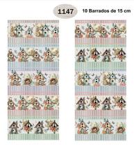 10 Barrados de 15 cm Igaratinga Tricoline 100% Algodão Estampa Digital 10 Barrados de 15 cm Igaratinga Tricoline 100% Algodão Estampa Digital