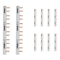 10 Barramento Bifásico 80A Steck 440V 16 Polos Para Painel