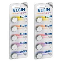 10 Bateria Moeda Cr2032 3v Pilha Lithium Elgin Cartela 10 Bateria Moeda Cr2032 3v Pilha Lithium Elgin Cartela
