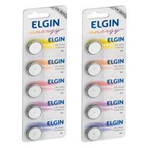 10 Bateria Moeda Cr2032 3v Pilha Lithium Elgin Cartela 10 Bateria Moeda Cr2032 3v Pilha Lithium Elgin Cartela