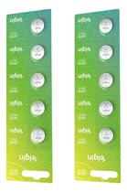 10 Bateria Pilha Cr2032 3v 2032 Cartela Blister