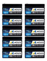 10 Bateria Selada 12v 1,2ah Para No Break Automação Balanças 10 Bateria Selada 12v 1,2ah Para No Break Automação Balanças