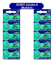 10 Baterias Sony 364 Sr621 Orig Ag1 Lr620 Lr621 Lr60 Relógio