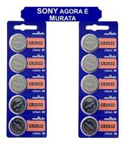 10 Baterias Sony Cr2032 3v Relógio Pc Camera Digital 10 Baterias Sony Cr2032 3v Relógio Pc Camera Digital