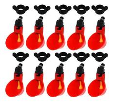 10 Bebedouro Automático Copinho Copo Bebedor Aves Frangos