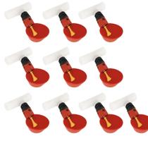 10 Bebedouros Automáticos Aves Galinha Codorna Conexão T