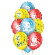 10 Bexigas Balão Festa Luccas Neto 12 Polegadas Premium