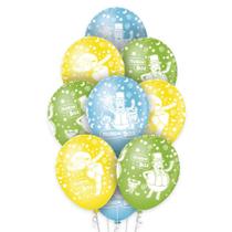 10 Bexigas Balão Festa Mundo Bita 12 Polegadas Premium