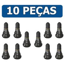 10 Bicos Pito Válvula Roda Motocicleta Pneu Sem Câmara Tr412