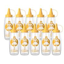 10 Bisnagas Katchup Maionese Mostarda Decorada 350ml