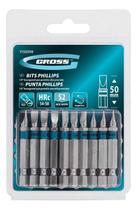 10 Bits Fenda Sl5 50mm Encaixe 1/4 Magnet Gross