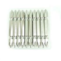 10 Bits Ponteira Parafusadeira Furadeira Ph2 Dupla Cr-v 65mm