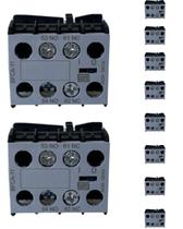 10 Bloco de Contato Auxiliar Frontal Para Mini Contator 1NA+1NF BFCA-11 Weg