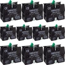 10 Bloco de Contato ZB2-BE101 com 1NA verde Botão e Chave Seletora