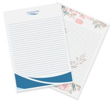 10 Blocos de Notas Anotações Marcações A4 CORES 30x21