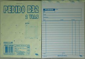 10 Blocos de Pedidos 45x2 Folhas 145mm x 105mm B32 2 Via - Miguel Marchetti
