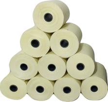 10 Bobina Termica 80x40 Amarela 80mm