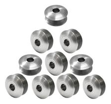 10 Bobinas Carretilha Singer Aluminio Baixa Máquina Costura
