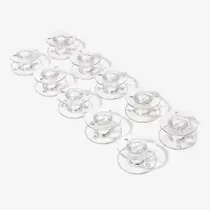 10 Bobinas Plásticas Original Para Máquina De Costura Elgin JX-4035 JX-4000 JX-2050 10 Bobinas Plásticas Original Para Máquina De Costura Elgin JX-4035 JX-4000 JX-2050
