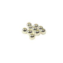 10 Bola Esfera 5mm Montagem Pulseira Colar Prata Legitima 925