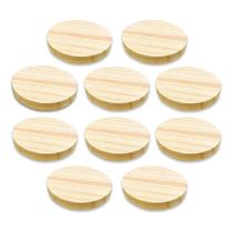 10 Bolachas Disco Madeira Pinus 11 Cm Diâmetro Artesanato GRANDE