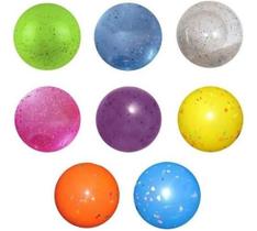 10 Bolas De Praia Confete 37cm Coloridas Festas Doação No Atacado - Central do atacado