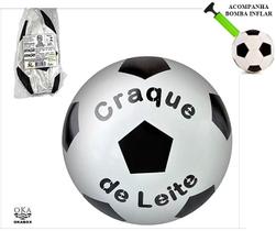 10 Bolas Dente Leite Vinil Futebol Festa 22cm (Vazias) PVC