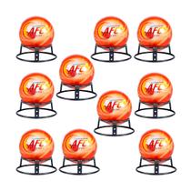 10 Bolas Extintoras de Incêndio ABC 500 g Com Suporte Apaga Fogo Automática Fire Ball Portátil 10 Bolas Extintoras de Incêndio ABC 500 g Com Suporte Apaga Fogo Automática Fire Ball Portátil