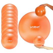 10 Bolas Overball para Pilates 25cm Laranja Liveup Sports