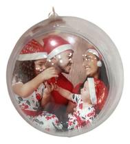 10 bolinhas de natal personalizadas 6,5cm foto frente/verso 10 bolinhas de natal personalizadas 6,5cm foto frente/verso