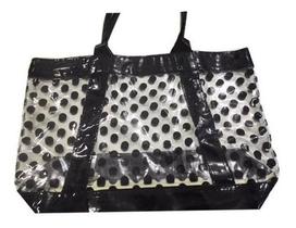 10 Bolsa De Praia Bolinha Com Borda Estampado