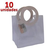 10 Bolsas de Presente Transparente 15x15 (0001)