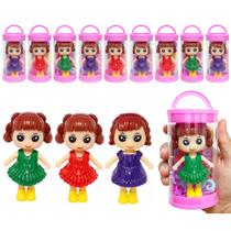 10 Bonecas no Tubo Bonequinha Lembrança para Sacola Surpresa 10 Bonecas no Tubo Bonequinha Lembrança para Sacola Surpresa
