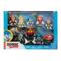 10 Bonecos Coleção Amigos e Inimigos do Sonic - Sonic - Sunny Brinquedos