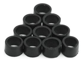 10 Borrachas Roldanas Lixa Maq Cortar Tecido Tipo Eastman