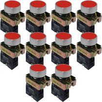 10 botão de impulso ampb6r ou xb2-ba42 vermelho 1nf sibratec 10 botão de impulso ampb6r ou xb2-ba42 vermelho 1nf sibratec