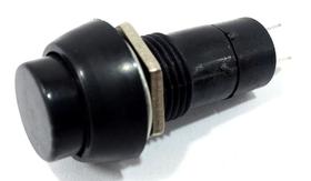 10 Botões Tik Tak Universal PBS-11A PT Preto On Off C Trava 10 Botões Tik Tak Universal PBS-11A PT Preto On Off C Trava