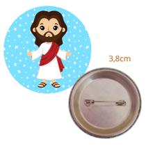 10 bottons broches de Jesus infantis - Ágape bottons