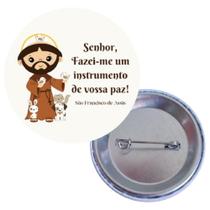 10 bottons oração de São Francisco de Assis - Ágape bottons