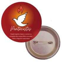 10 bottons Pentecostes broches para Crisma - Ágape bottons