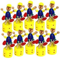 10 Brinquedos Pinóquio Pedagógico Educativo Madeira Fantoche - PERNAMOLE