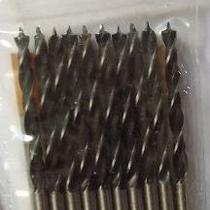 10 Broca AC aço carbono ponta tripla para madeira - vários tamanhos- mm 3, 4, 5, 6mm
