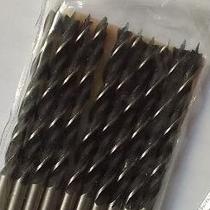 10 Broca AC aço carbono ponta tripla para madeira - vários tamanhos- mm 3, 4, 5, 6mm