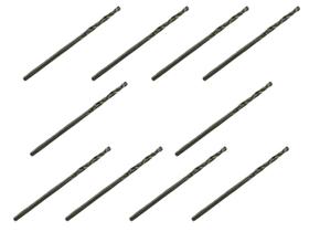 10 Brocas 1,5 x 40mm Aço Rápido HSS Pro - Rocast