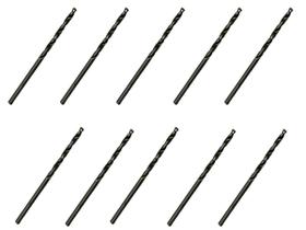 10 Brocas 2,4 x 57mm Aço Rápido HSS Pro - Rocast 10 Brocas 2,4 x 57mm Aço Rápido HSS Pro - Rocast