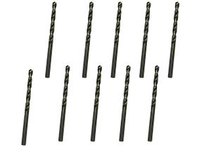 10 Brocas 4,8 x 86mm Aço Rápido HSS Pro - Rocast 10 Brocas 4,8 x 86mm Aço Rápido HSS Pro - Rocast