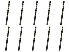 10 Brocas 6,2 x 101mm Aço Rápido HSS Pro - Rocast